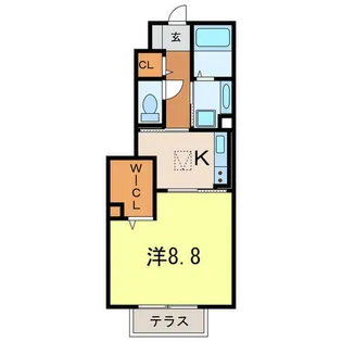 アルカンシエル B棟【1階】の間取り