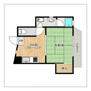 天神JOEビル【508号室】の間取り