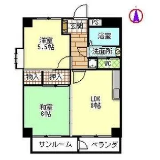 アーク302【5階】の間取り