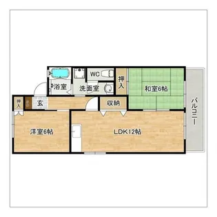 ロイヤルハイツ春日野【2階】の間取り