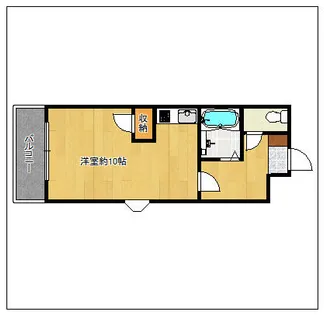 アクセスI【305号室】の間取り
