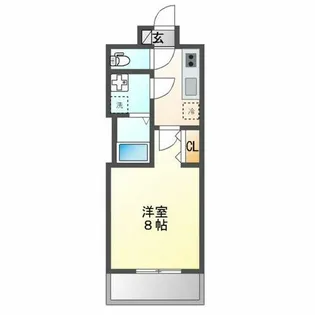S-RESIDENCE志賀本通North【707号室】の間取り