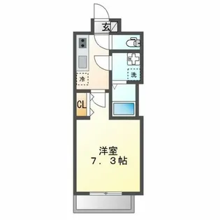 S-RESIDENCE志賀本通North【603号室】の間取り