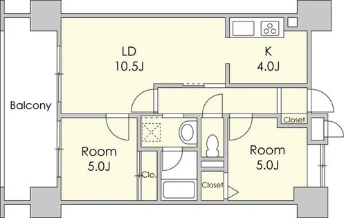 アペゼミマナ【1階】の間取り