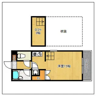 OAK VILLA ちくしの 10th【301号室】の間取り