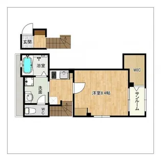 レクエルド桜並木【203号室】の間取り