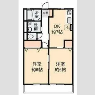 メゾン・エスポワール【2階】の間取り