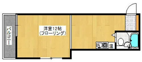 エスポワール香椎【2階】の間取り