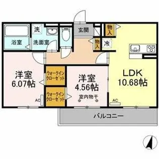 Green forest【1階】の間取り