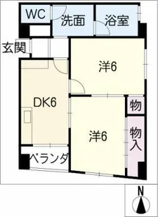 前津ビル【4階】の間取り