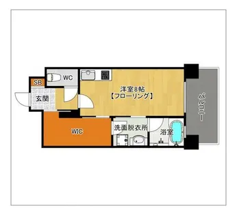 iN SHAPE 港【702号室】の間取り