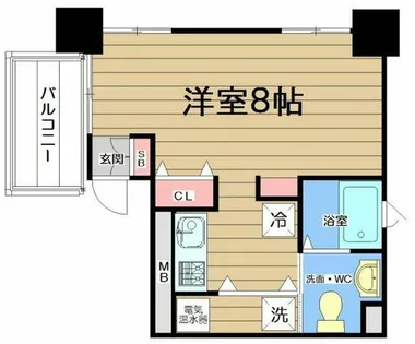ハイアットコート薮野【6階】の間取り