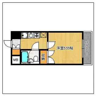 リラスウイングピア博多【305号室】の間取り