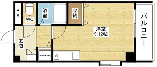 ビスタ江坂南【2階】の間取り