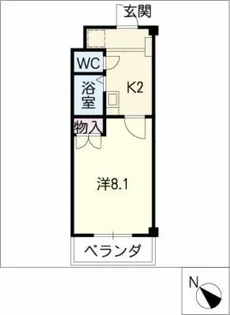 アーティアム【2階】の間取り