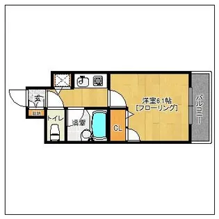 ライオンズマンション天神西【1階】の間取り