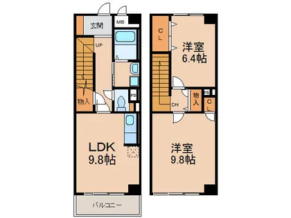 RIO LADO【3階】の間取り