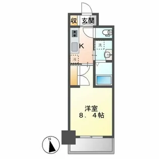 GRAND ESPOIR 車道【7階】の間取り