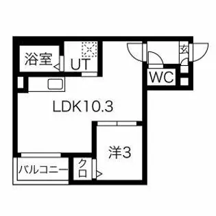 Jack todayutaka1【3階】の間取り
