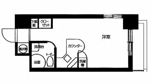 ラ・パルフェ・ド・札幌【9階】の間取り