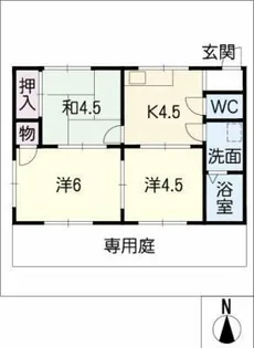 タウニー柴季【1階】の間取り