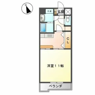 モエ・リングストーン【702号室】の間取り