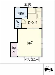 エクセルあべ【2階】の間取り