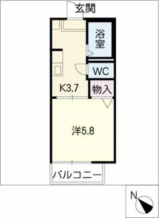 サン・パリオ【1階】の間取り