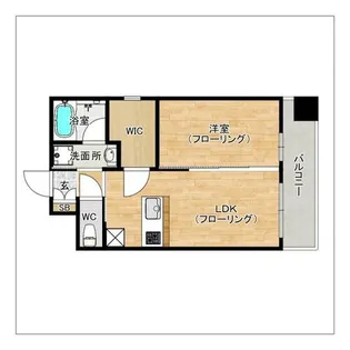 ALFACIO MILANI【7階】の間取り