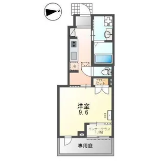 ALIVIO 新在家【1階】の間取り