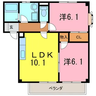Arancia【2階】の間取り