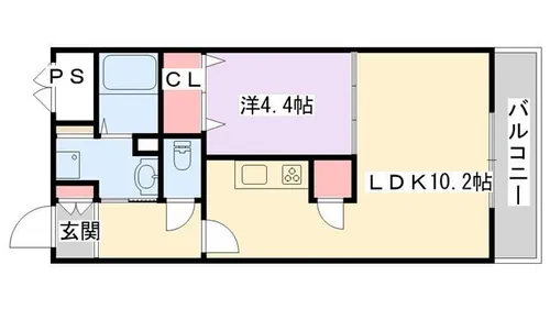 Mansion Grace【104号室】の間取り