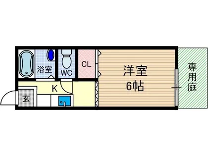 シャロームB棟【103号室】の間取り