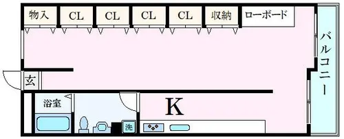 プレステージ姫路西飾磨【3階】の間取り