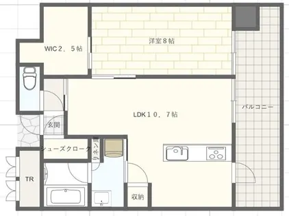 姫路ザ・レジデンス【12階】の間取り