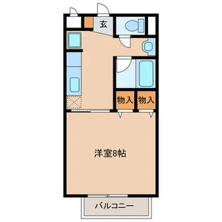 グリーンハイツ外堀【2階】の間取り