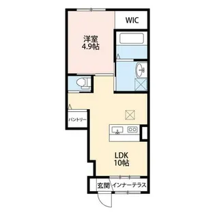 シンコート【1階】の間取り