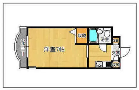 メゾン・ド・シャトラン【415号室】の間取り
