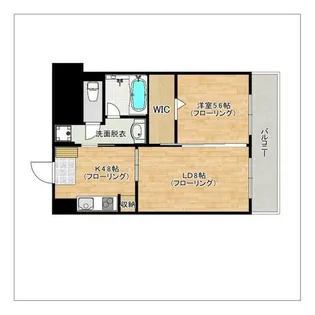 キルンズ高取【906号室】の間取り