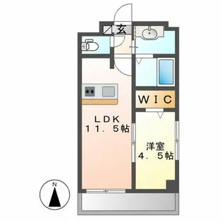 GRANDUKE代官町reverso【803号室】の間取り