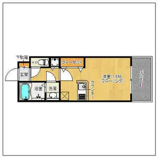 レキシントン・スクエア桜坂【307号室】の間取り