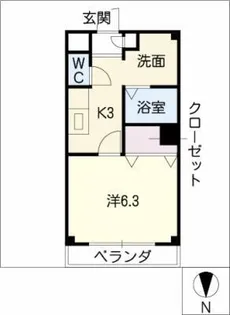 セントラルエール【2階】の間取り