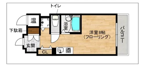 ステイタスマンション香椎【105号室】の間取り