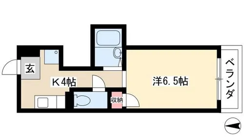 サンメゾン穂【205号室】の間取り