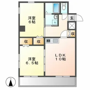 マ・メゾン千種公園【3階】の間取り