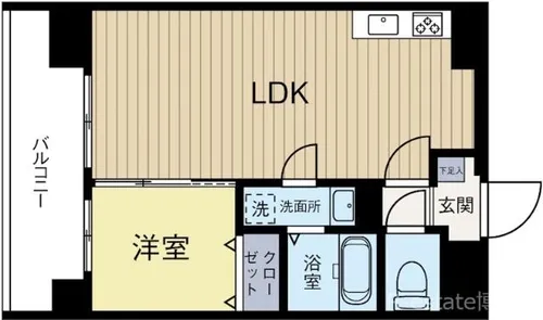 リブス千代【11階】の間取り