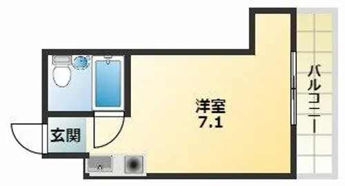 ホワイトイン【3階】の間取り