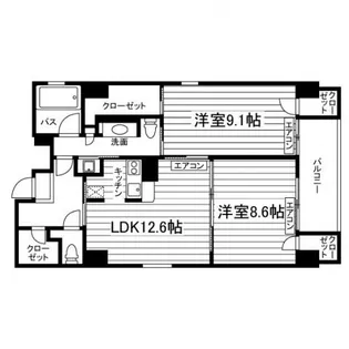 S-FORT 知恩院前【7階】の間取り