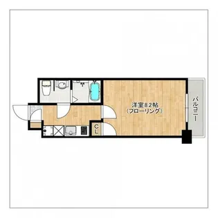 アクアシティ博多【2階】の間取り