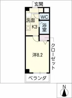 St・ラール【4階】の間取り